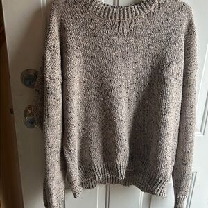 Women's Textured Gray Sweater